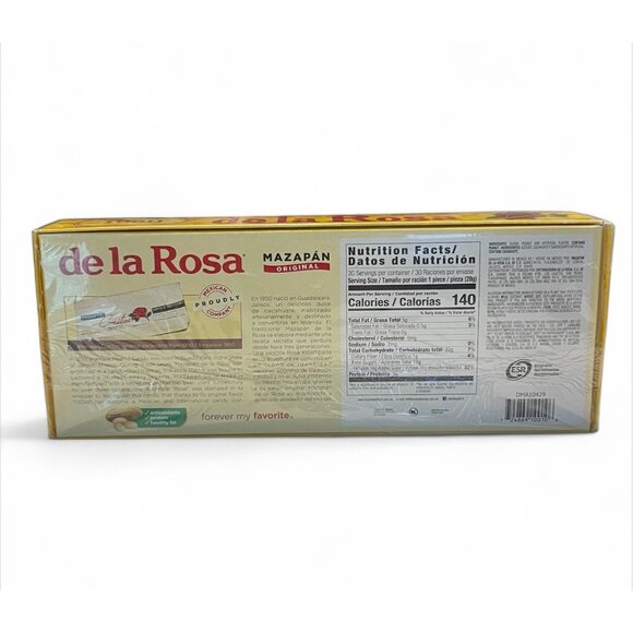 MazapƔn De La Rosa Original Mexican Peanut Candy 30 Units - Picture 4 of 5